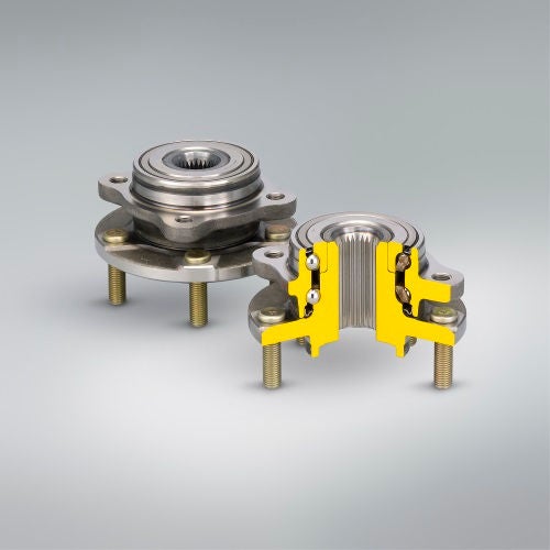 P ACBB-DR Hub-III Driven-Wheels Full model and half-section of NSK P_ACBB-DR_Hub-III_Driven-Wheels