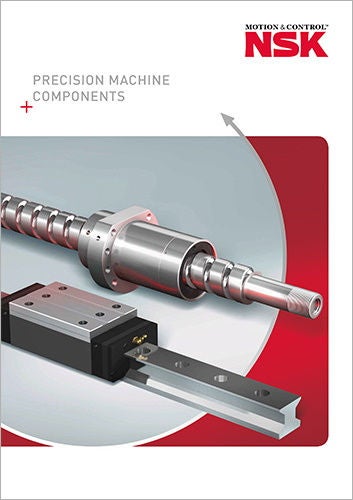 Catalogue Precision Machine Components, Cover Catalogue NSK Composants Machine de Précision