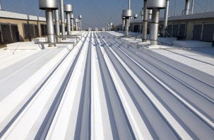 Fighting Global Warming and Climate Change Thermal insulation paint on the roof of the Saitama Plant
