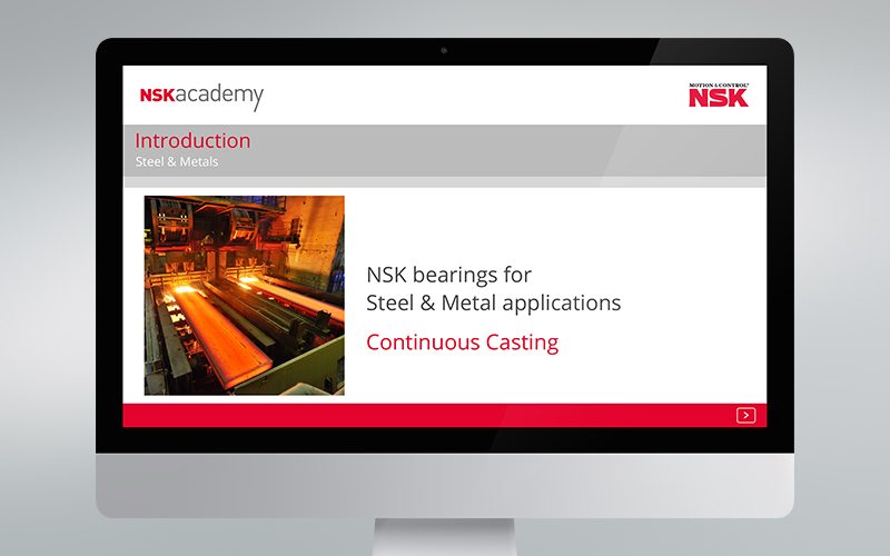 NSK academy Training Module for continuous casting
