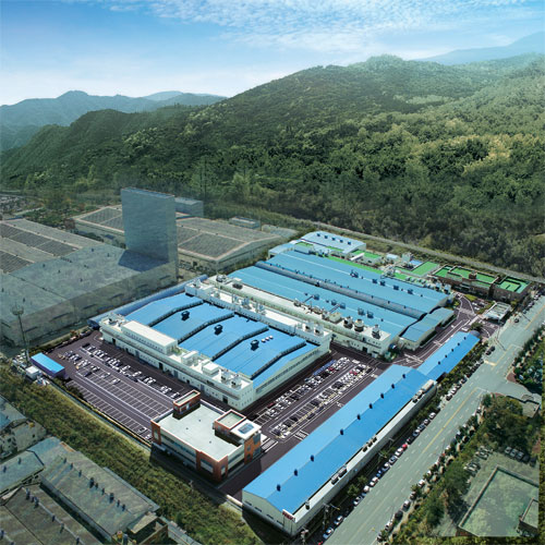 L'usine NSK de Changwon (Corée) - centre de compétence international pour la production de guidages linéaires de précision.