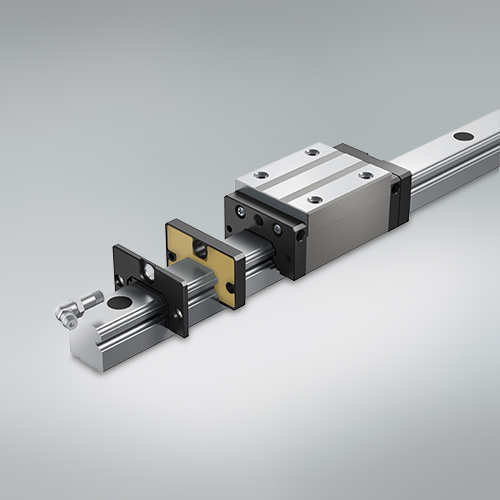 Linear guides with K1 lubrication units 